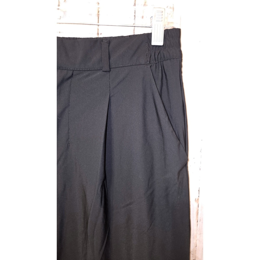 EUC Old Navy XS Sleektech Pleated High Rise Wide Pants Stretch Dress Casual - Picture 6 of 6